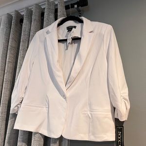 3/4 sleeve blazer